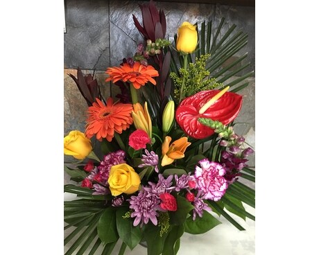 Modern Gallery Flower Arrangement