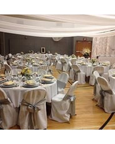 Wedding set up Flower Arrangement