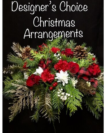 Christmas Designer's Choice Flower Arrangement