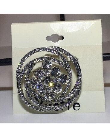 Brooch - DiamondsRound Gifts