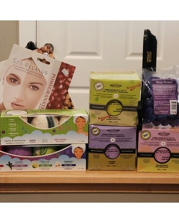 Beauty products from ReLaxus Gifts
