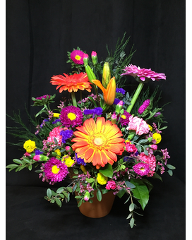 Happy splash of color Flower Arrangement
