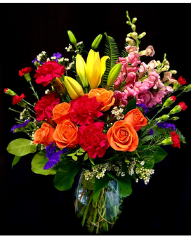 Punch of Color Flower Arrangement