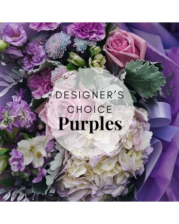 Purple Designer's Choice Flower Arrangement