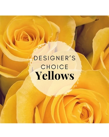 Yellow Designer's Choice Flower Arrangement