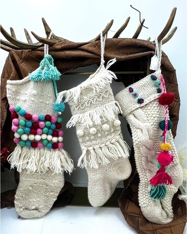 Boho Woolen Stockings Gifts