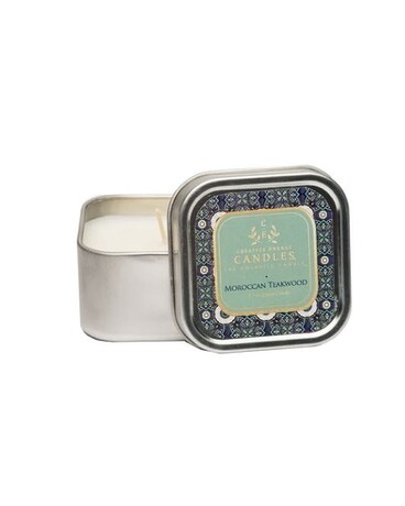 Moroccan Teakwood Soy Lotion Candle Jar Candle