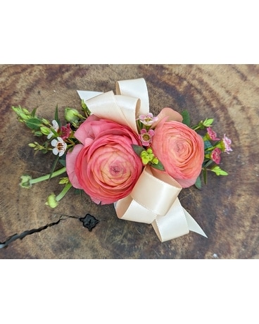 Ranunculus Corsage** (Color Options) Corsage