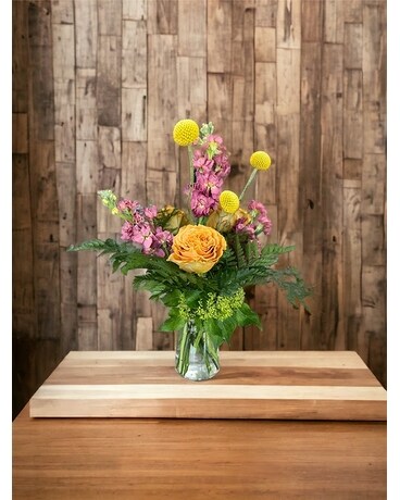 Mellow Wonder Flower Arrangement
