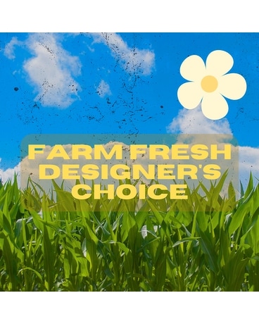 Farm Fresh Designer's Choice Flower Arrangement