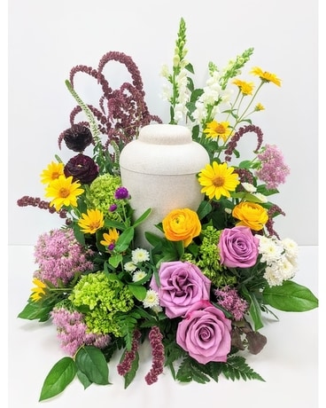 Tranquil Garden Flower Arrangement