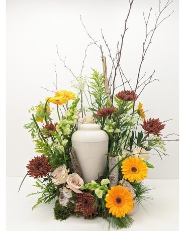 Country Cottage Funeral Arrangement
