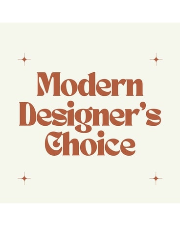 Modern Designer's Choice Flower Arrangement