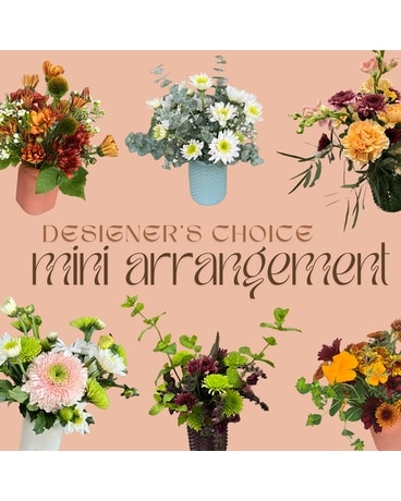 Desktop Mini Arrangement- Designer's Choice Flower Arrangement