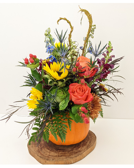Pumpkin Spice Flower Arrangement