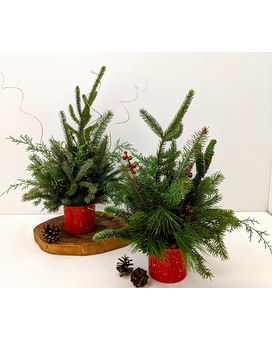 O Christmas Tree Flower Arrangement