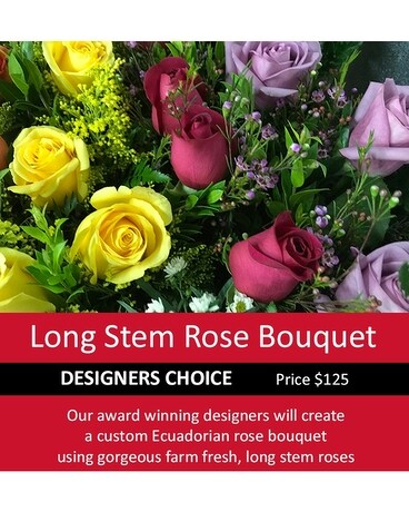 Designers Choice Roses 125 Flower Arrangement