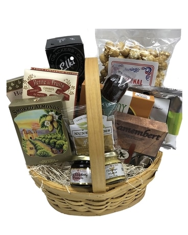 Home Sweet Home Gift Basket Flower Arrangement