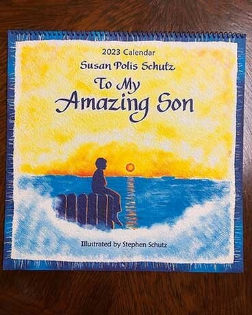 To My Son, I Love You Calender Flower Arrangement