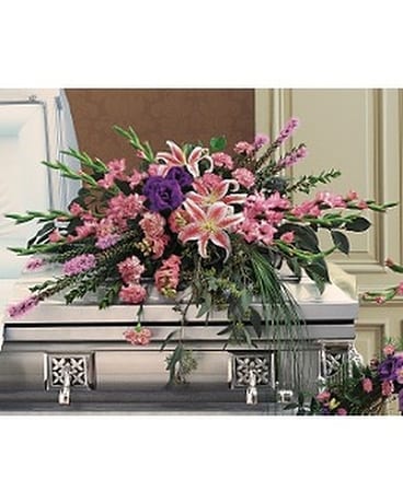 Triumphant Casket Spray Flower Arrangement