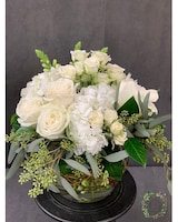 As Shown size, 9 inches height and 9 inches wide.
