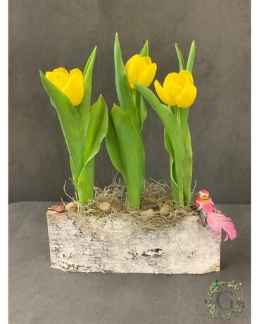Tip Toe Through the Tulips Flower Arrangement