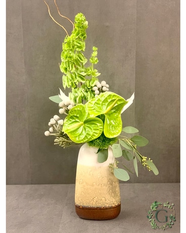 Crème De Mint Flower Arrangement