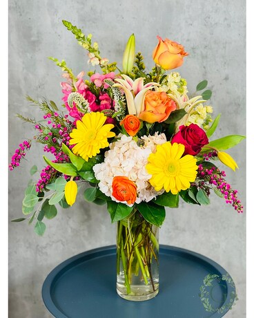 Spring Sentiment Flower Arrangement
