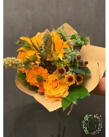 Hand Wrapped Fall Bouquet Bouquet