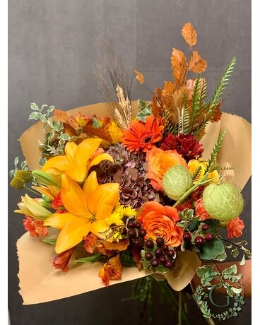 Hand Wrapped Fall Bouquet Best Bouquet
