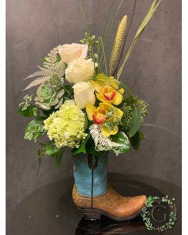 Hoedown Throw Down Flower Arrangement