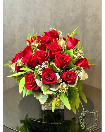 2 Dozen Red Rose Bouquet