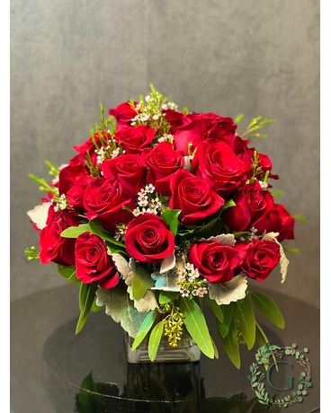 Opulent Roses 3 Dozen Flower Arrangement
