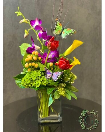 Garden of Butterflies Flower Arrangement