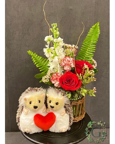 Lovie and Dovie Flower Arrangement