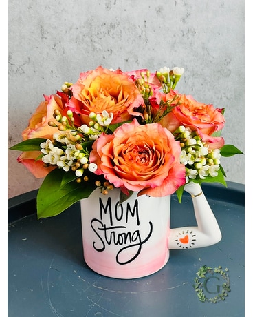 Mom Strong Flower Arrangement