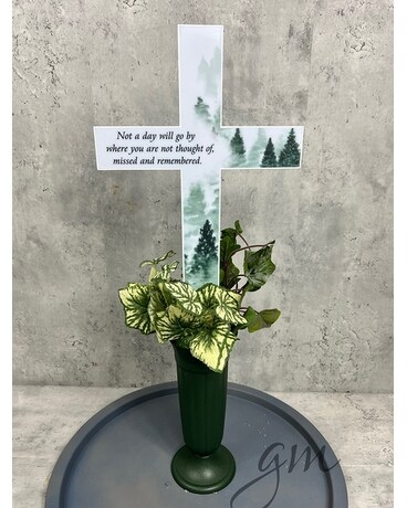 Days Goes By Solar Cross Placement Specialty Arrangement