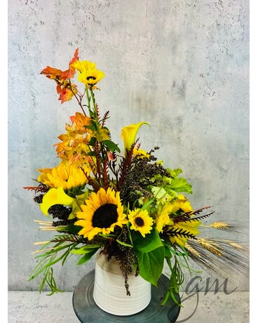 Honey Pot Flower Arrangement