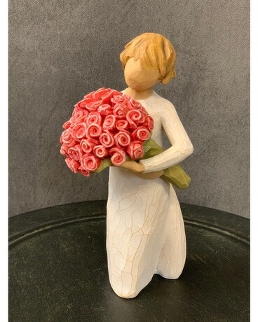 As Shown size, 5.5 inches height and  inches wide.