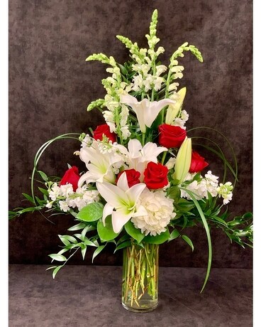 Heartfelt Tears Vase Arrangement Sympathy Arrangement