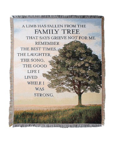 Family Tree Throw Gifts