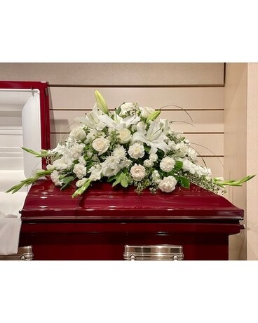 HEAVEN'S GRACE Funeral Casket Spray Flowers