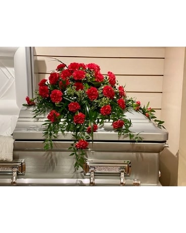 ADORED CASKET SPRAY Funeral Casket Spray Flowers