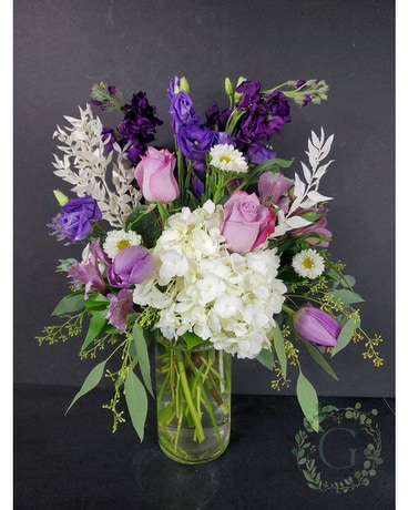 Purple Reign Flower Arrangement