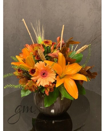 Ball of Fall Flower Arrangement