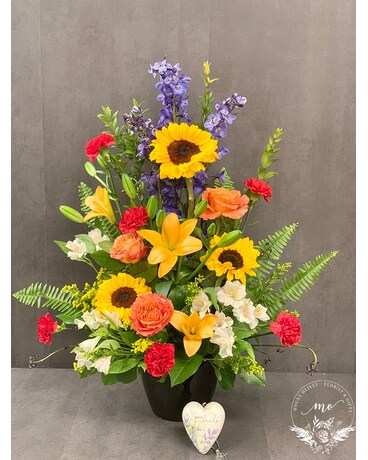 Love Heals Sympathy Arrangement