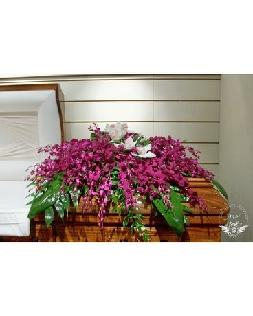 Aloha Casket Spray Funeral Casket Spray Flowers
