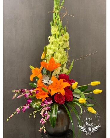 As Shown size, 24 inches height and 36 inches wide.