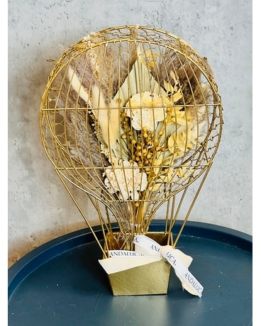 SCENTED LINEN FLOWER BALLOON BOUQUET Flower Arrangement