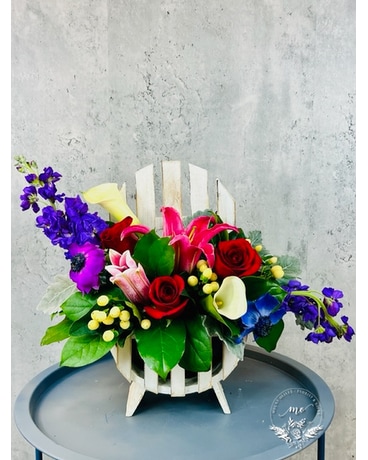 As Shown size, 15 inches height and 18 inches wide.